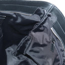 GUCCI Web Sherry Line Tote Bag Canvas Black Silver 631245 Auth 186564V-20