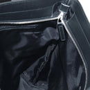 GUCCI Web Sherry Line Tote Bag Canvas Black Silver 631245 Auth 186564V-21