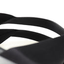 GUCCI Web Sherry Line Tote Bag Canvas Black Silver 631245 Auth 186564V-8