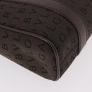 BVLGARI Logo Mania Hand Bag Canvas Brown Auth 186567A-12