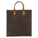 LOUIS VUITTON Monogram Sac Plat Hand Bag M51140 LV Auth 186568-13