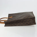LOUIS VUITTON Monogram Sac Plat Hand Bag M51140 LV Auth 186568-4