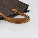 LOUIS VUITTON Monogram Sac Plat Hand Bag M51140 LV Auth 186568-7