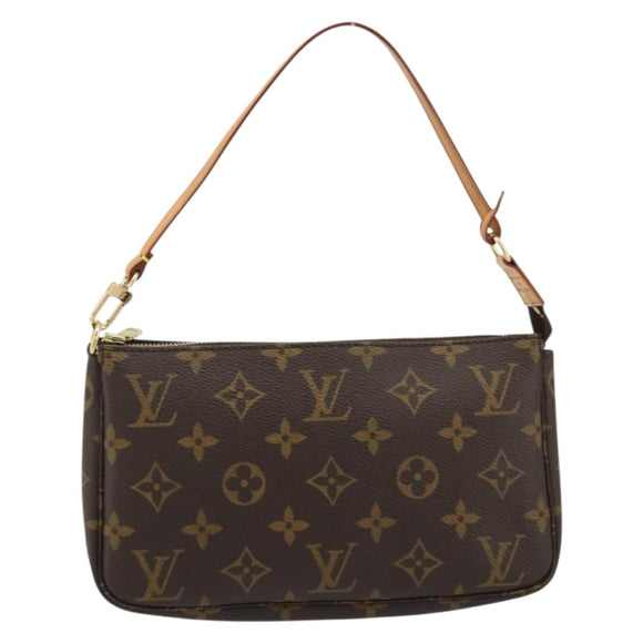 LOUIS VUITTON Monogram Pochette Accessoires Pouch M51980 LV Auth 186571SAV