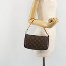 LOUIS VUITTON Monogram Pochette Accessoires Pouch M51980 LV Auth 186571SAV-21