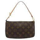 LOUIS VUITTON Monogram Pochette Accessoires Pouch M51980 LV Auth 186571SAV-2