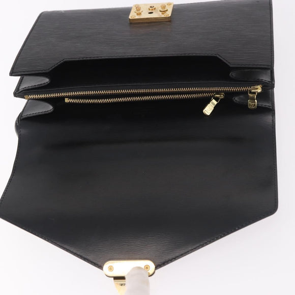 LOUIS VUITTON Epi Concorde Hand Bag Black M52132 LV Auth 186573
