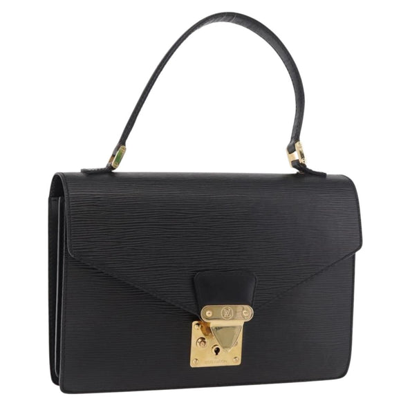LOUIS VUITTON Epi Concorde Hand Bag Black M52132 LV Auth 186573