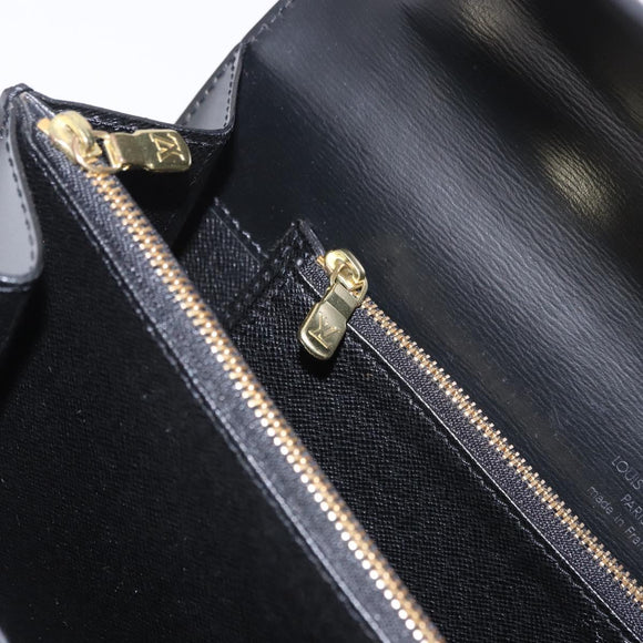 LOUIS VUITTON Epi Concorde Hand Bag Black M52132 LV Auth 186573