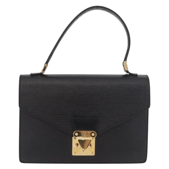 LOUIS VUITTON Epi Concorde Hand Bag Black M52132 LV Auth 186573