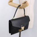 LOUIS VUITTON Epi Concorde Hand Bag Black M52132 LV Auth 186573-31