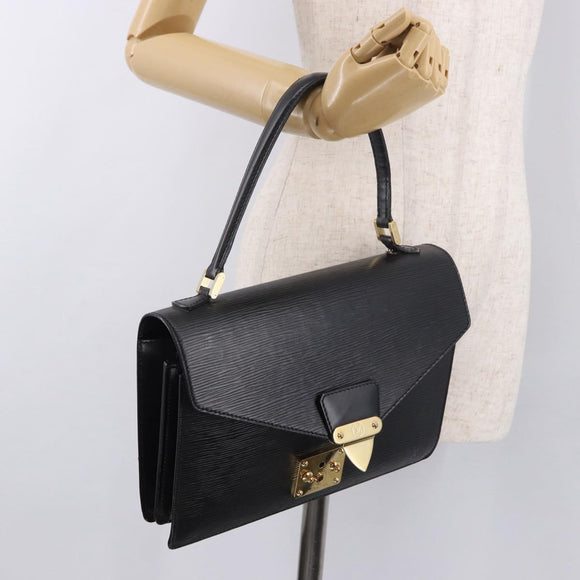 LOUIS VUITTON Epi Concorde Hand Bag Black M52132 LV Auth 186573