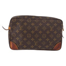 LOUIS VUITTON Monogram Compiegne 28 Clutch Bag M51845 LV Auth 186575-2