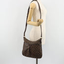 LOUIS VUITTON Damier Ebene Bloomsbury PM Shoulder Bag N42251 LV Auth 186576-25