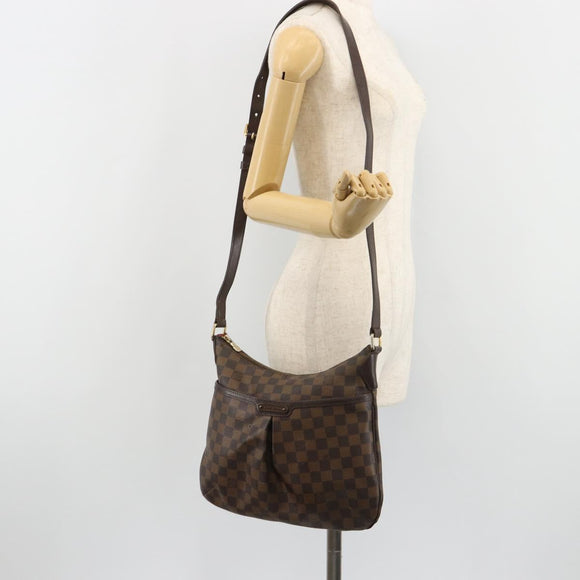 LOUIS VUITTON Damier Ebene Bloomsbury PM Shoulder Bag N42251 LV Auth 186576