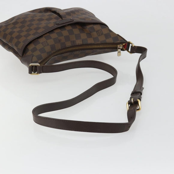 LOUIS VUITTON Damier Ebene Bloomsbury PM Shoulder Bag N42251 LV Auth 186576