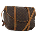 LOUIS VUITTON Monogram Saumur40 Shoulder Bag LV Auth 186579-1