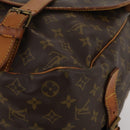 LOUIS VUITTON Monogram Saumur40 Shoulder Bag LV Auth 186579-14