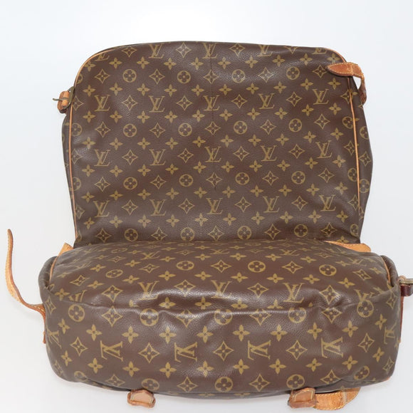 LOUIS VUITTON Monogram Saumur40 Shoulder Bag LV Auth 186579