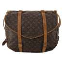 LOUIS VUITTON Monogram Saumur40 Shoulder Bag LV Auth 186579-13
