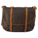 LOUIS VUITTON Monogram Saumur40 Shoulder Bag LV Auth 186579-2