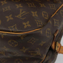 LOUIS VUITTON Monogram Saumur 35 Shoulder Bag M42254 LV Auth 186580-14