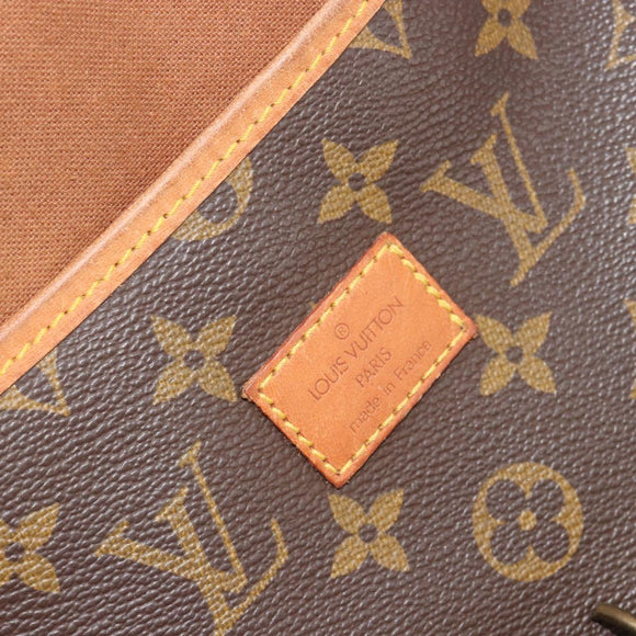 LOUIS VUITTON Monogram Saumur 35 Shoulder Bag M42254 LV Auth 186580