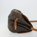 LOUIS VUITTON Monogram Saumur 35 Shoulder Bag M42254 LV Auth 186580-3