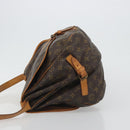 LOUIS VUITTON Monogram Saumur 35 Shoulder Bag M42254 LV Auth 186580-4