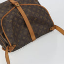 LOUIS VUITTON Monogram Saumur 35 Shoulder Bag M42254 LV Auth 186580-6