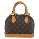 LOUIS VUITTON Monogram Alma BB Hand Bag 2way M53152 LV Auth 186581A-2
