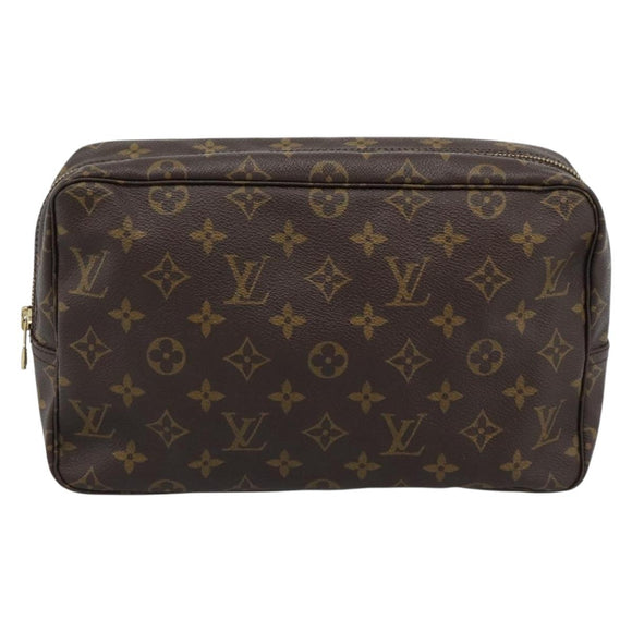 LOUIS VUITTON Monogram Trousse Toilette 28 Clutch Bag M47522 LV Auth 186583A