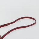 GUCCI GG Canvas Guccissima Hand Bag Leather 2way Red Gold 449654 Auth 186590A-10