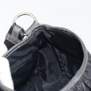 Christian Dior Trotter Canvas Shoulder Bag Black Silver Auth 186592A-20