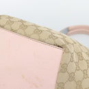 GUCCI GG Canvas Hand Bag Beige Gold 131228 Auth 186594-10