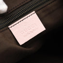 GUCCI GG Canvas Hand Bag Beige Gold 131228 Auth 186594-15