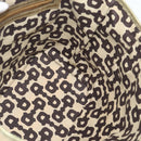 GUCCI GG Canvas Sherry Line Hand Bag Beige Gold 137396 Auth 186595-18