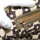 GUCCI GG Canvas Sherry Line Hand Bag Beige Gold 137396 Auth 186595-20