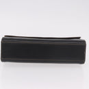 LOEWE Velazquez Hand Bag Leather Suede Black Gold Auth 186596-5