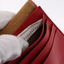 BOTTEGA VENETA INTRECCIATO Long Wallet Leather Pink Auth 186599A-11