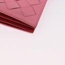 BOTTEGA VENETA INTRECCIATO Long Wallet Leather Pink Auth 186599A-7