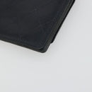 CHANEL Matelasse Chain Wallet Leather Black Gold CC Auth 186602A-15