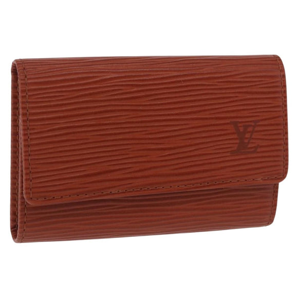 LOUIS VUITTON Epi Multicles 6 Key Case Brown M63813 LV Auth 186605A