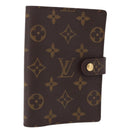 LOUIS VUITTON Monogram Agenda PM Day Planner Cover R20005 LV Auth 186606A-1