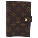 LOUIS VUITTON Monogram Agenda PM Day Planner Cover R20005 LV Auth 186606A-13