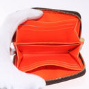 LOUIS VUITTON Monogram Graffiti Zippy Coin Purse Orange M93708 LV Auth 186607-10