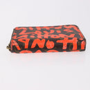 LOUIS VUITTON Monogram Graffiti Zippy Coin Purse Orange M93708 LV Auth 186607-6