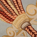 HERMES Carre 90 Scarf ""Paperoles"" Silk Light Blue Auth 186608-11