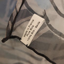 CHANEL Scarf Silk Gray CC Auth 186611A-12
