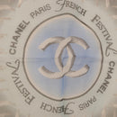CHANEL Scarf Silk Gray CC Auth 186611A-6